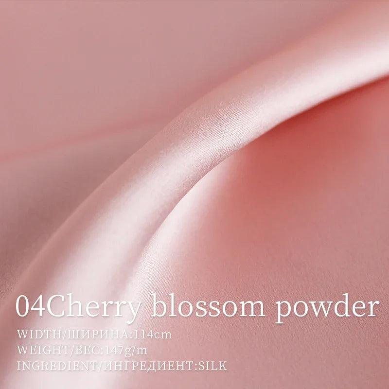 Lisslune | Opulent Red Raspberry 30 Momme Heavy Satin Silk Fabric for Refined Dress Couture and Couture Creations