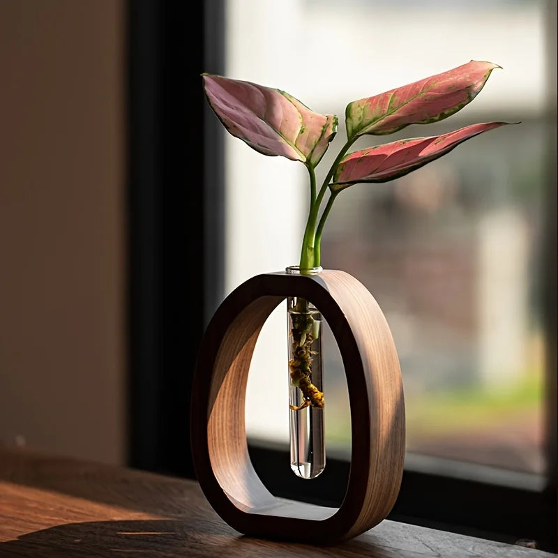 Lisslune | Nordic Style Oval Frame Tube Vase