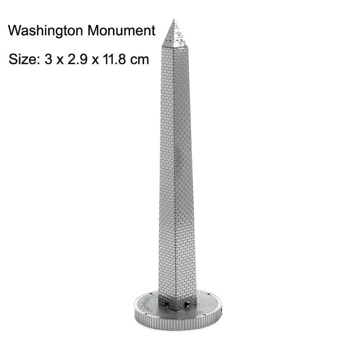 Lisslune | Global Landmark 3D Metal Puzzle Set: Construct and Explore Iconic Structures