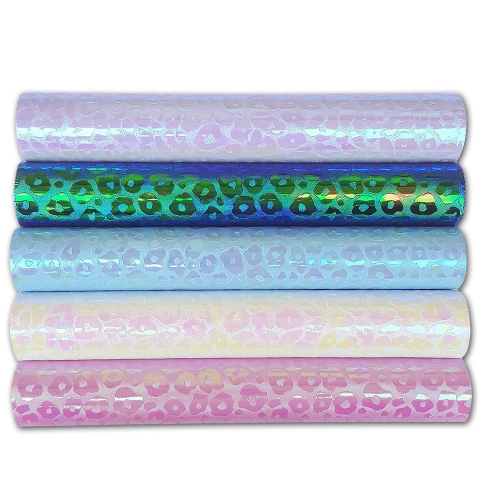 Lisslune | Leopard Print PU Leather Craft Roll - Essential Material for Creative Projects