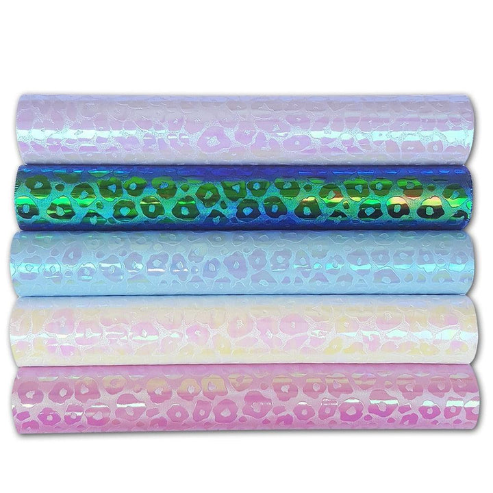 Lisslune | Leopard Print PU Leather Craft Roll - Essential Material for Creative Projects