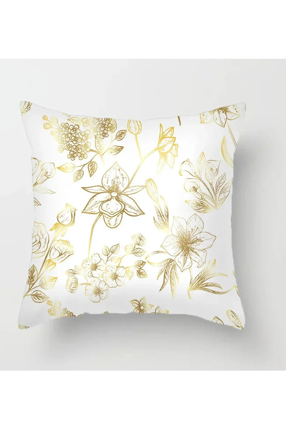Lisslune | Yellow leaf polyester pillowcase