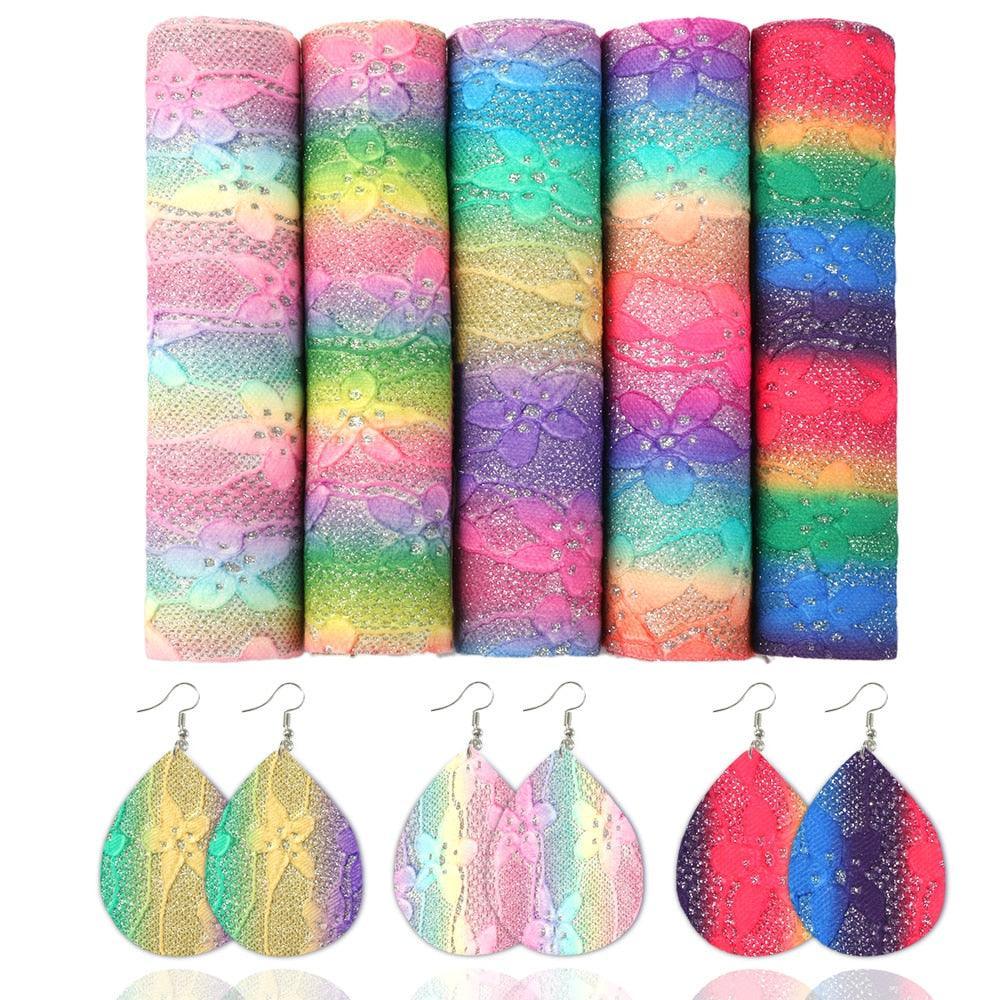 Lisslune | Vibrant Sparkle Faux Leather Craft Set