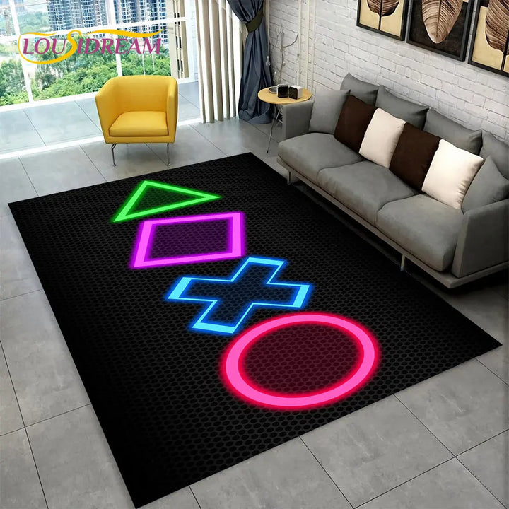 Lisslune | GameJoy Playmat – Soft 3D Gamepad Floor Mat for Children and Gamers