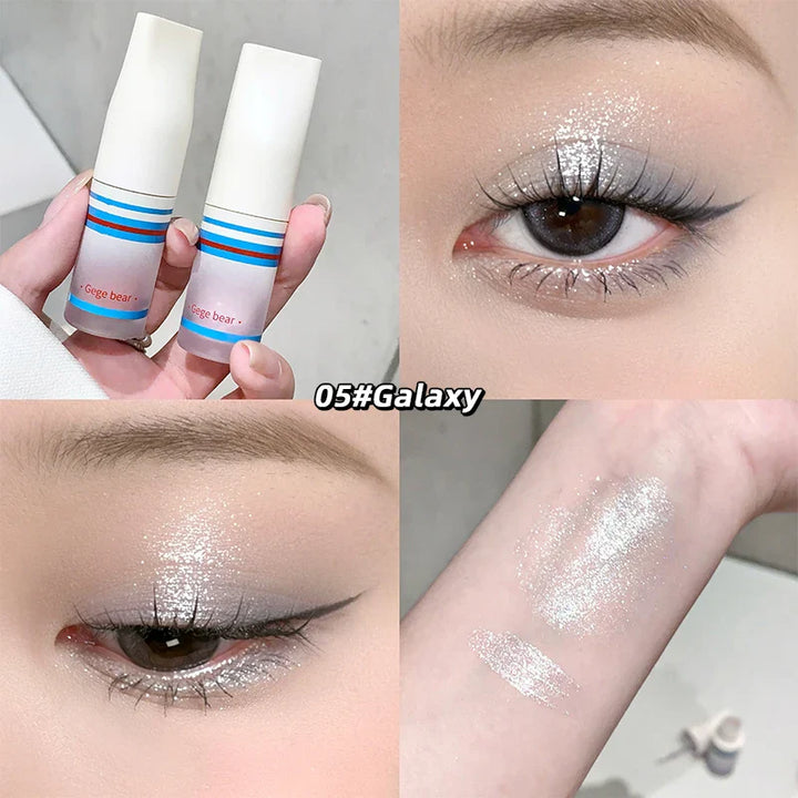 Rynx | Gege Bear Sparkling Diamond Liquid Eyeshadow, Versatile Highlighter Eyeshadow, No selection based on skin tone