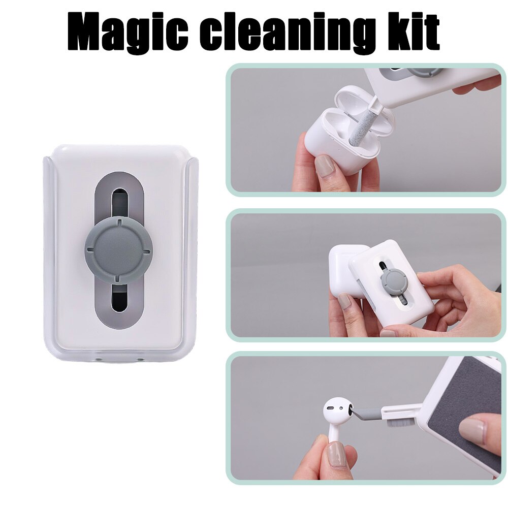 Lisslune | 6in1 Ultimate Retractable Earphone Keyboard Cleaning Brush