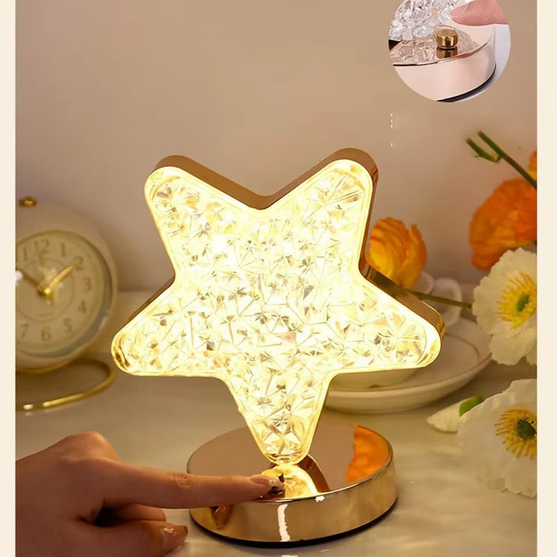 Lisslune | CrystalStar LED star lamps with elegant crystal effect