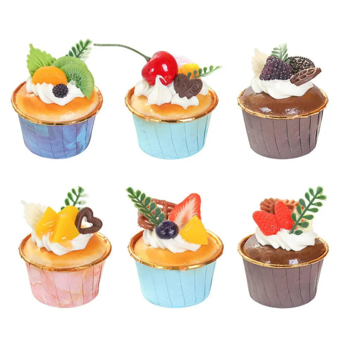Lisslune | Set of 6 Life-Like Synthetic Pattern Decorations for Home and Event Enhancement