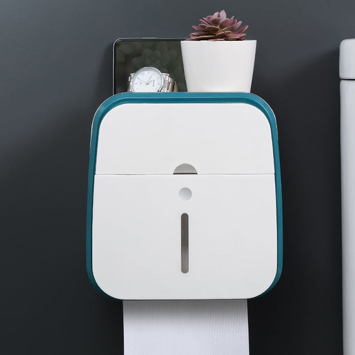 Lisslune | Wall-Mounted Bathroom Organizer Tissue Box Holder