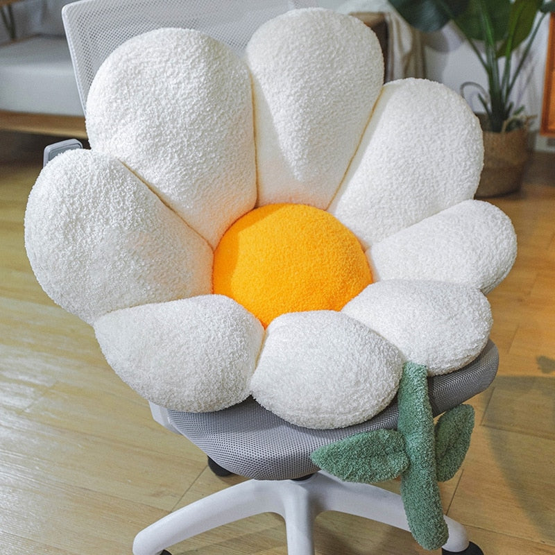 Lisslune | Golden Blossom Sunflower Soft Seat Cushion