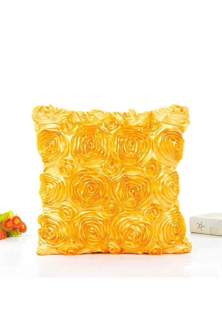 Lisslune | 3D Rose pillow cover