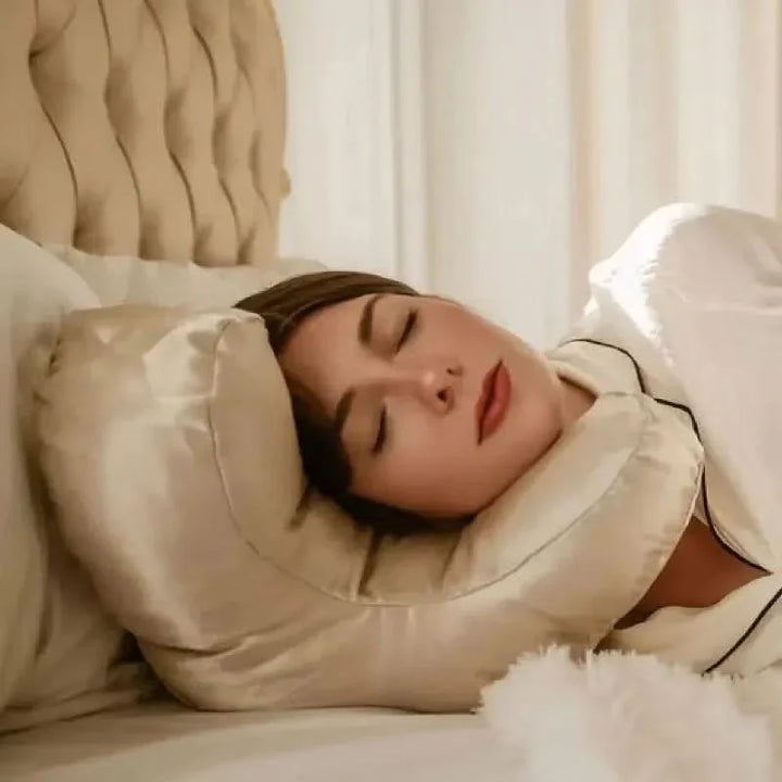 Lisslune | Satin Face Pillow for Skincare & Lash Support