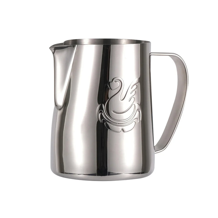 Lisslune | 600ml stainless steel coffee pot milk frother cup cream maker espresso latte art tool elegant swan