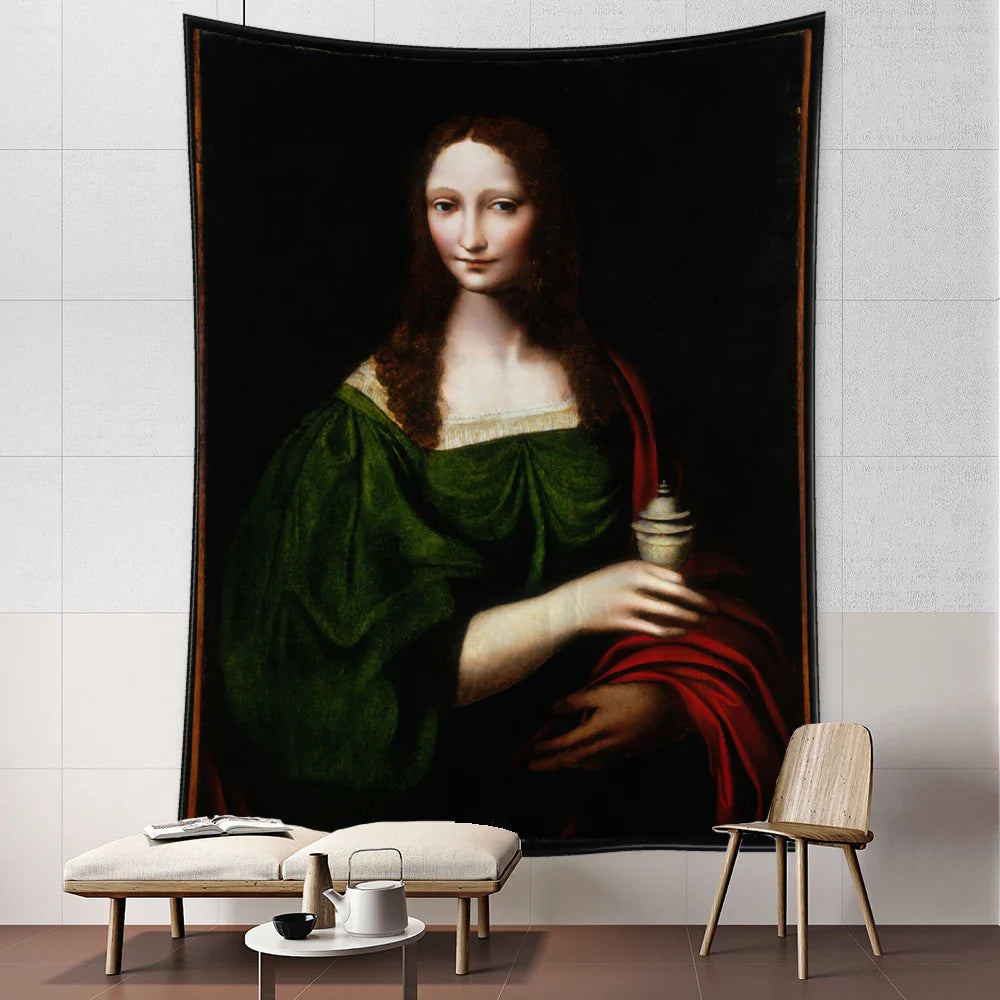 Lisslune | Pop Art Mona Graffiti Wall Tapestry