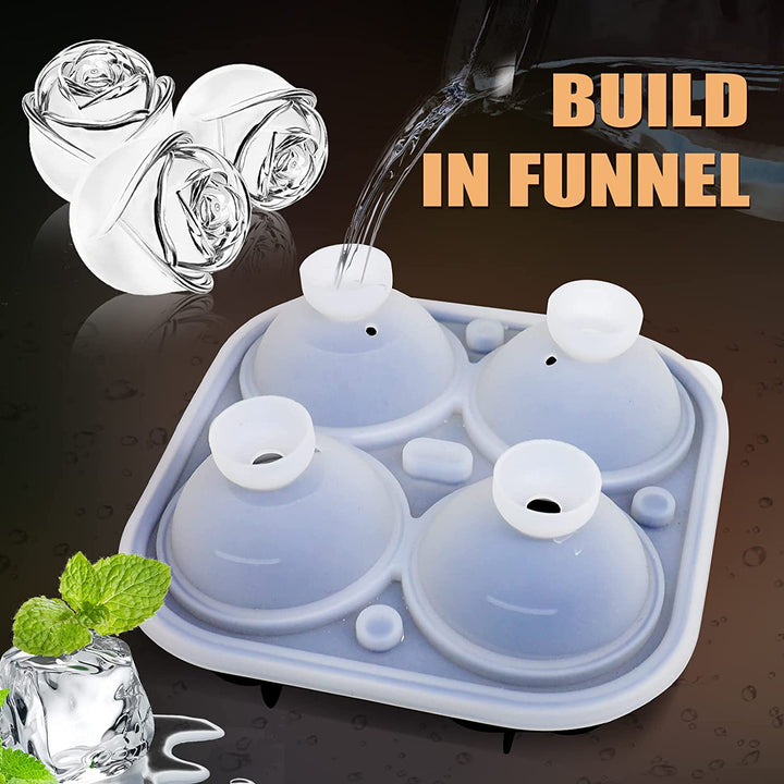 Lisslune | 3D Elegant Large Rose Ice Molds
