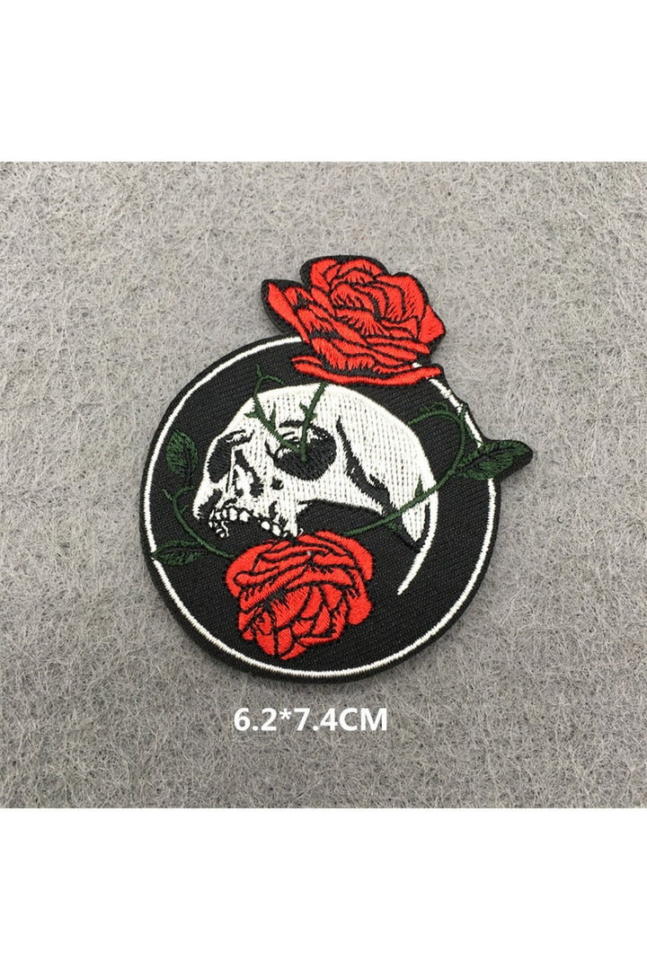 Lisslune | Punk embroidered patch set