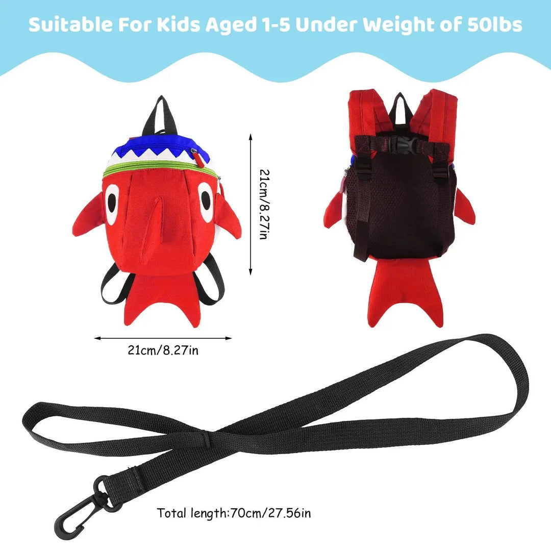 Lisslune | Kids adventure safety backpack with linen harness for explorers