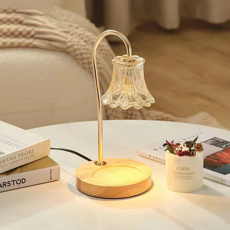 Lisslune | Flower-Shaped Warm Audience Candle Warmer Lamp