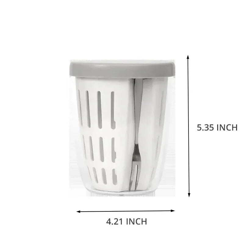 Lisslune | Long Lasting Portable Drain Fruit Cup
