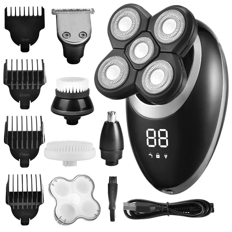 Lisslune | Waterproof Electric Men’s Shaver with 5 Heads