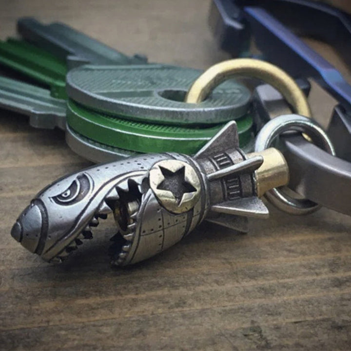 Lisslune | Shark Rocket Bomb Keychain