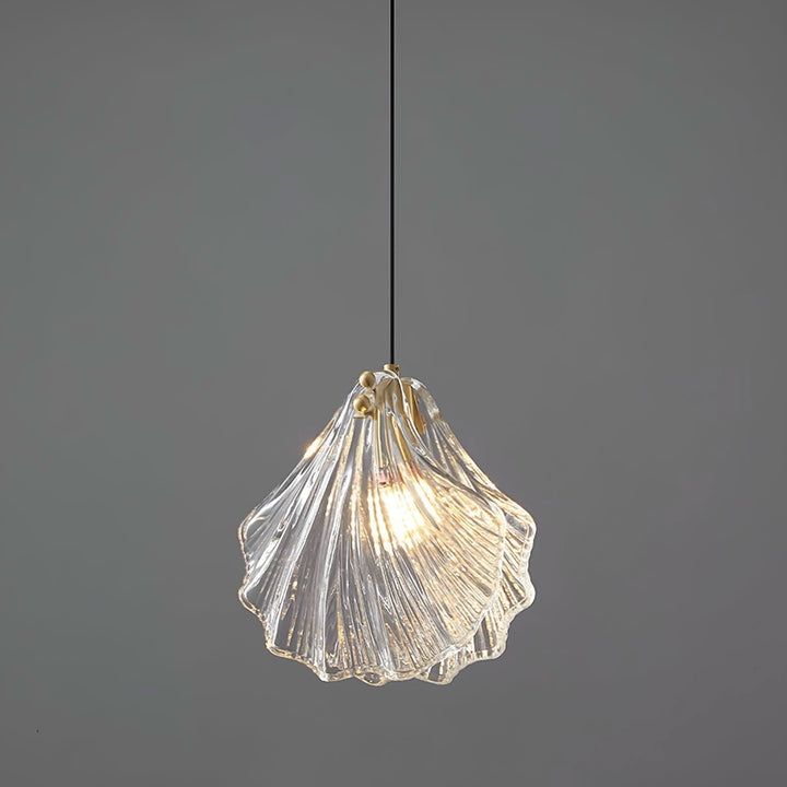 Lisslune | Mini Shell Pendant Light – Glass Coastal Design
