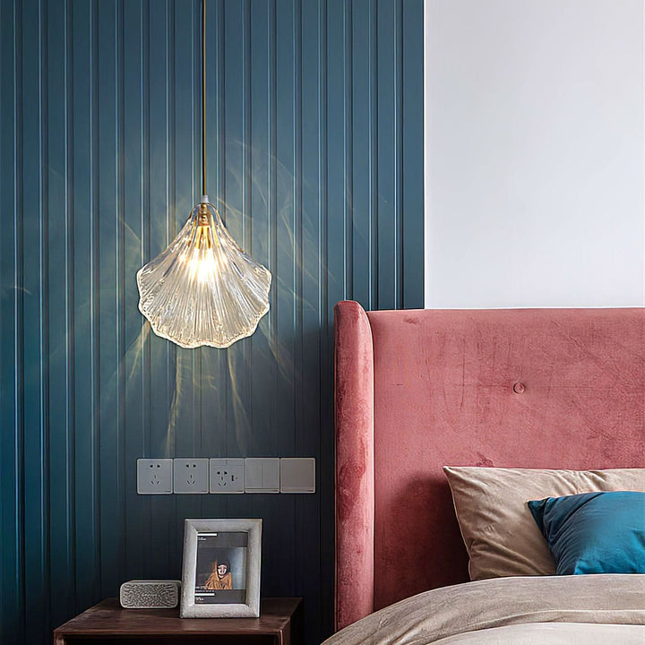 Lisslune | Mini Shell Pendant Light – Glass Coastal Design