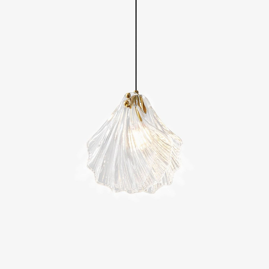 Lisslune | Mini Shell Pendant Light – Glass Coastal Design