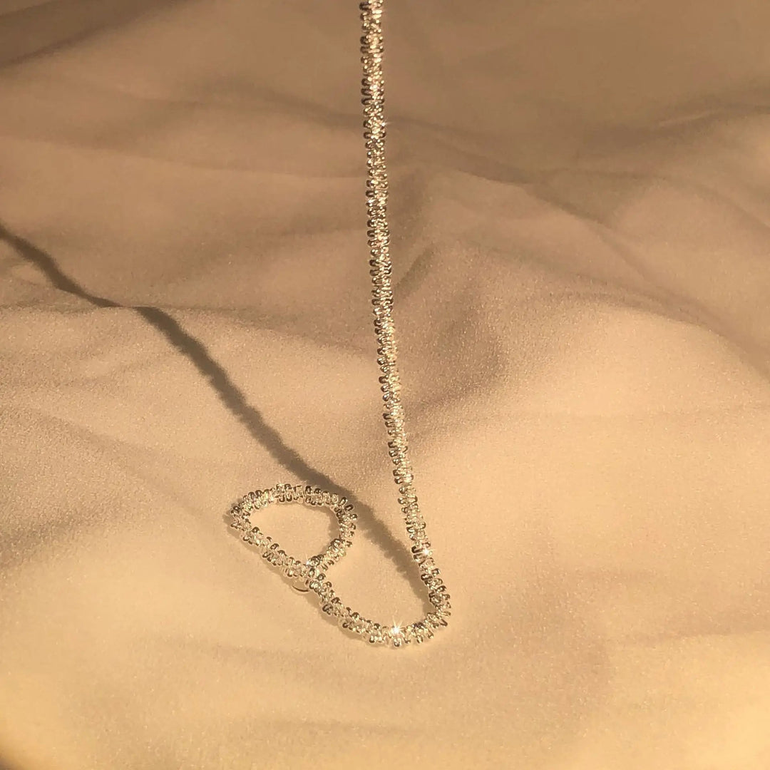Lisslune | Liquid Silver Bracelet – 925 Sterling Silver Wristband Inspired by Water