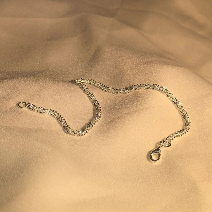 Lisslune | Liquid Silver Bracelet – 925 Sterling Silver Wristband Inspired by Water