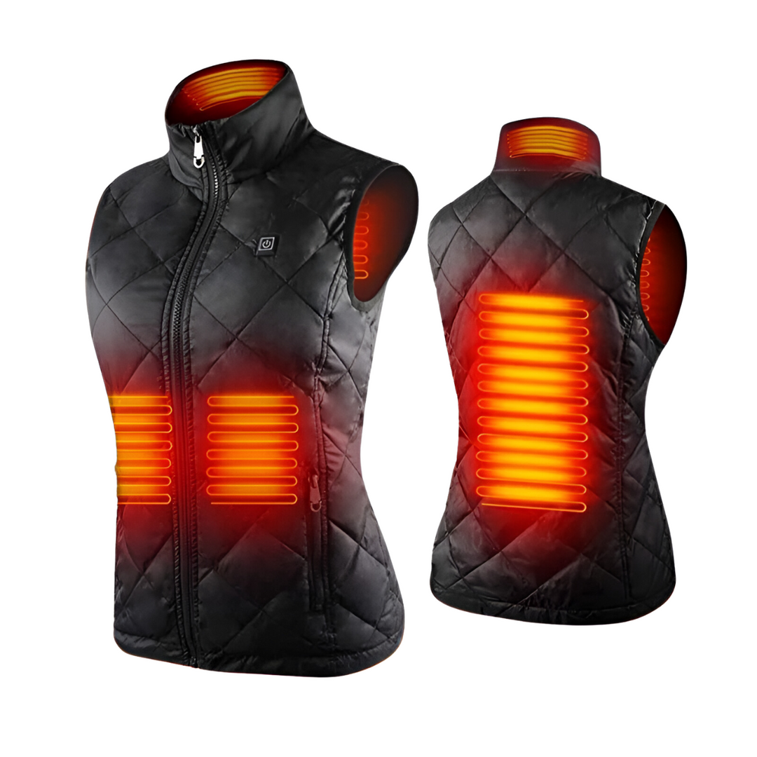 Lisslune | Heated vest for women with dual control and 9 heating zones – comfort and warmth for every season