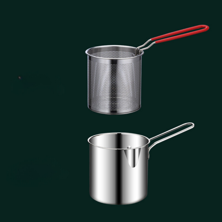 Lisslune | CookPro - Compact Frying Set with Oil Saving Button