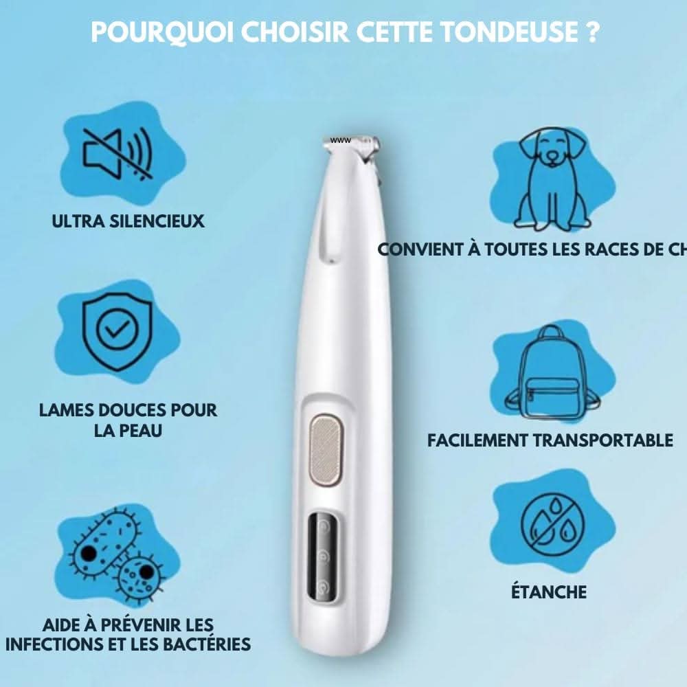 Lisslune | Noise-reducing fur trimmer for sensitive areas in dogs & cats