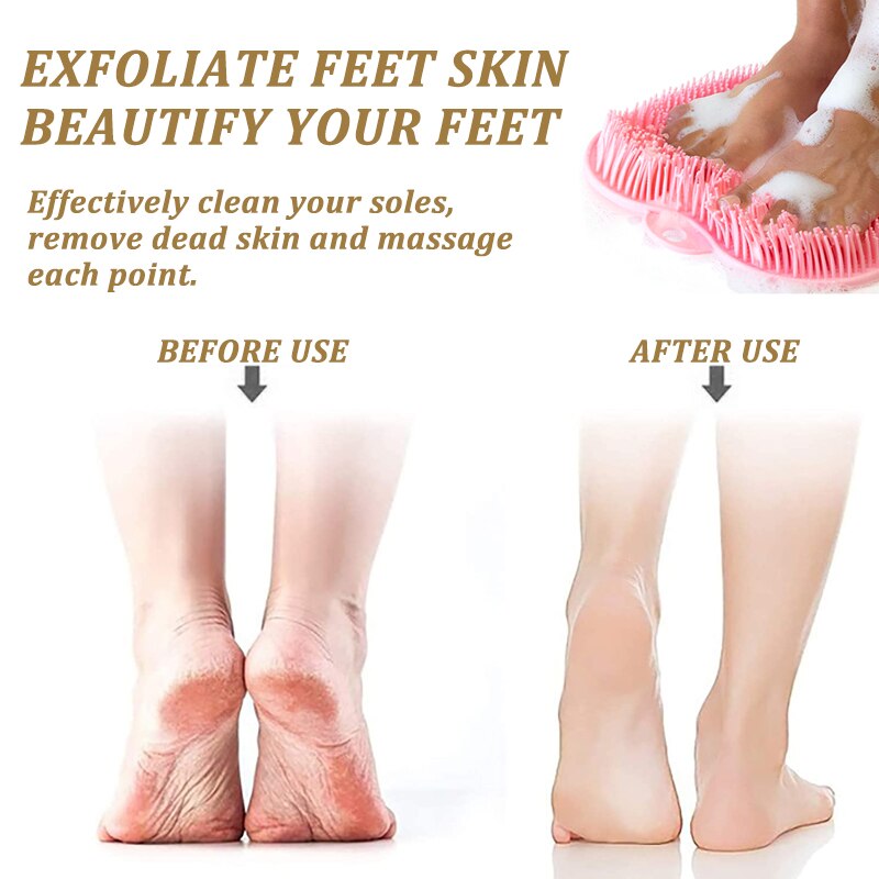 Lisslune | Silicone Back | Foot Scrubber