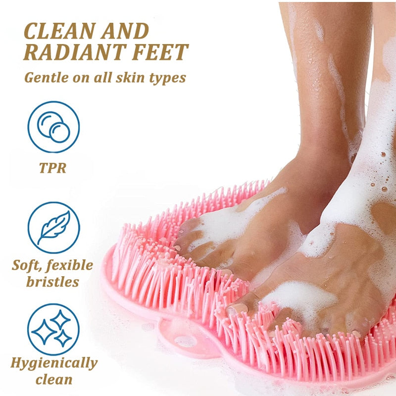 Lisslune | Silicone Back | Foot Scrubber
