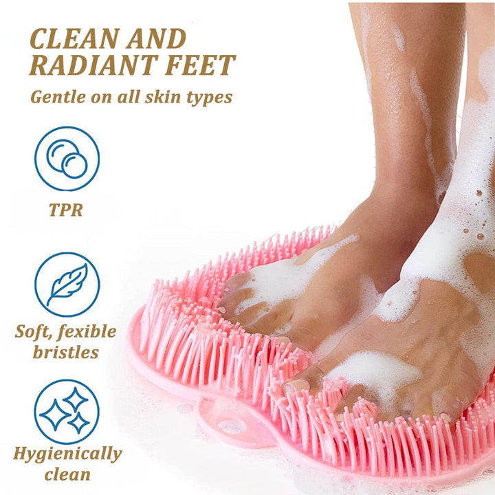 Lisslune | Silicone Back | Foot Scrubber