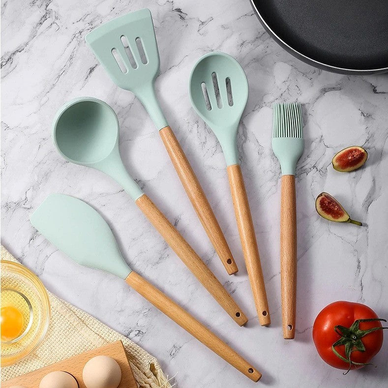 Lisslune | Silicone Cooking Utensils Set