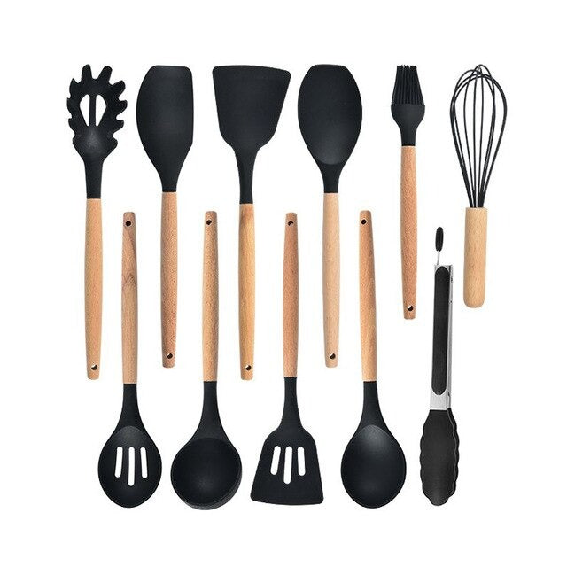 Lisslune | Silicone Cooking Utensils Set