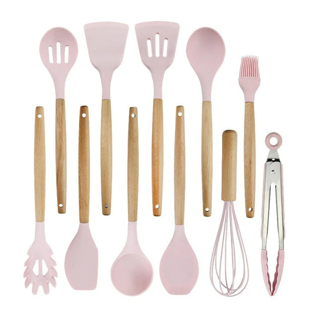 Lisslune | Silicone Cooking Utensils Set