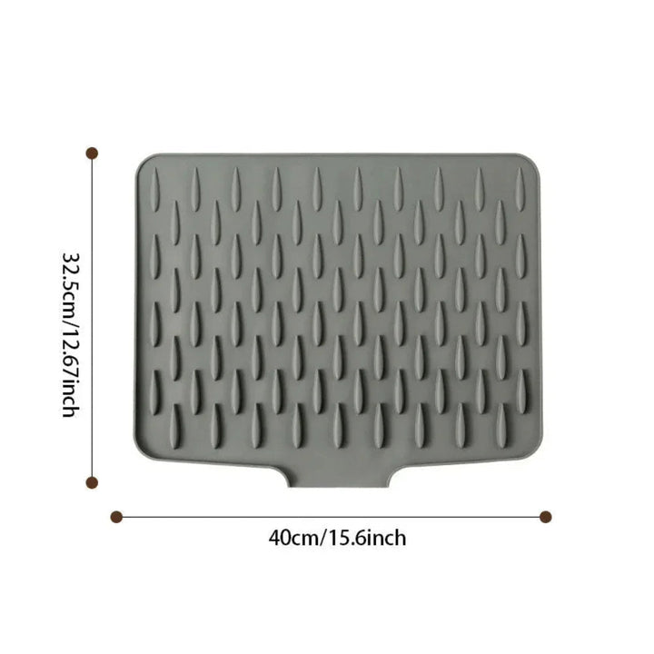 Lisslune | Silicool Water-Draining Silicone Drying Mat – Heat Resistant, Non-Slip & Multifunctional