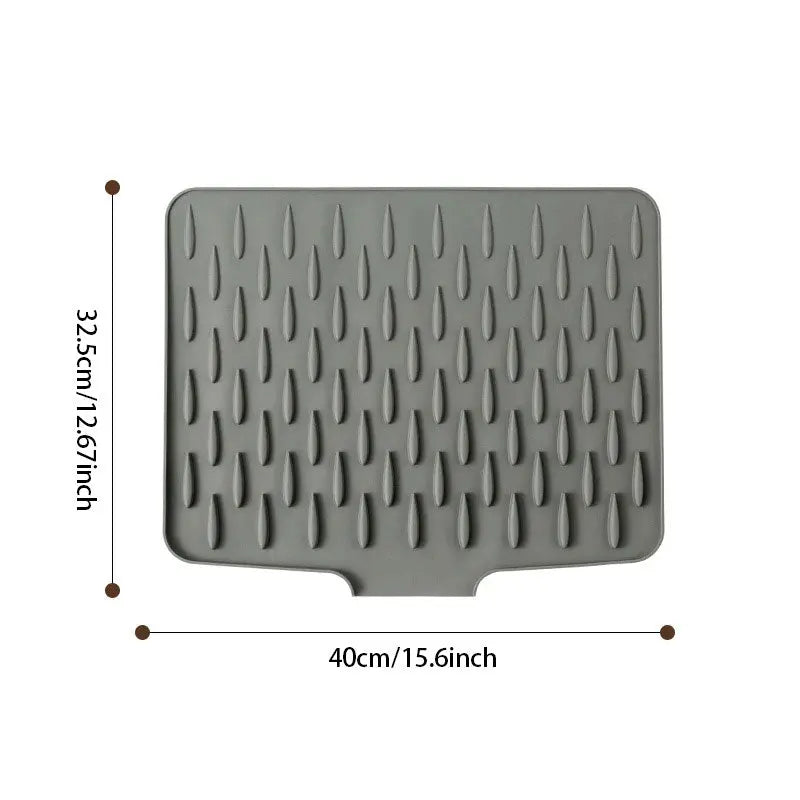 Lisslune | Flexible BPA-free Silicone Drying Mat with Heat Protection – 36×30 cm