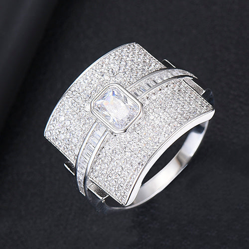 Lisslune | Monaco Design Luxury Statement Stackable Ring For Women