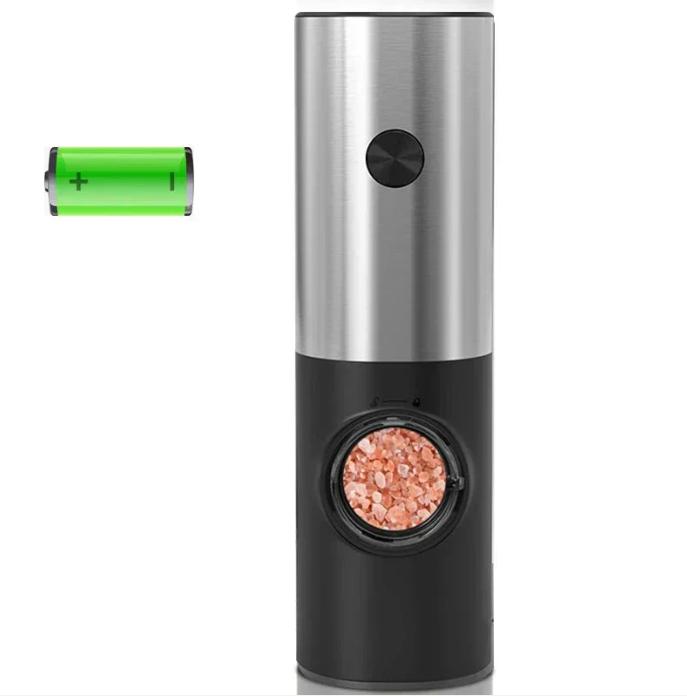 Lisslune | GrindPro – Electric Pepper & Salt Grinder with LED