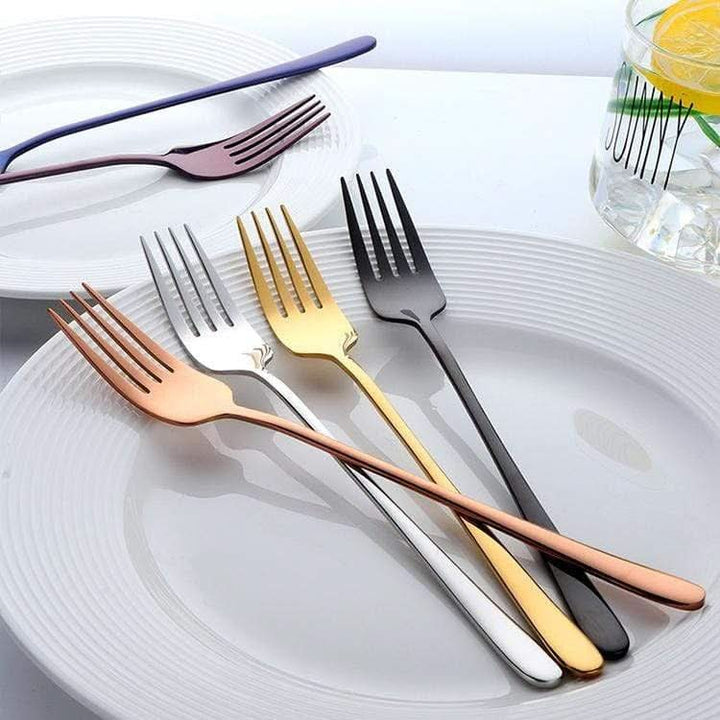 Lisslune | Luxury table fork with durable plating shine