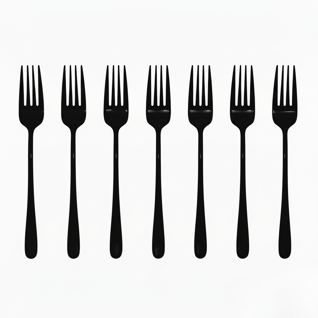 Lisslune | Luxury table fork with durable plating shine