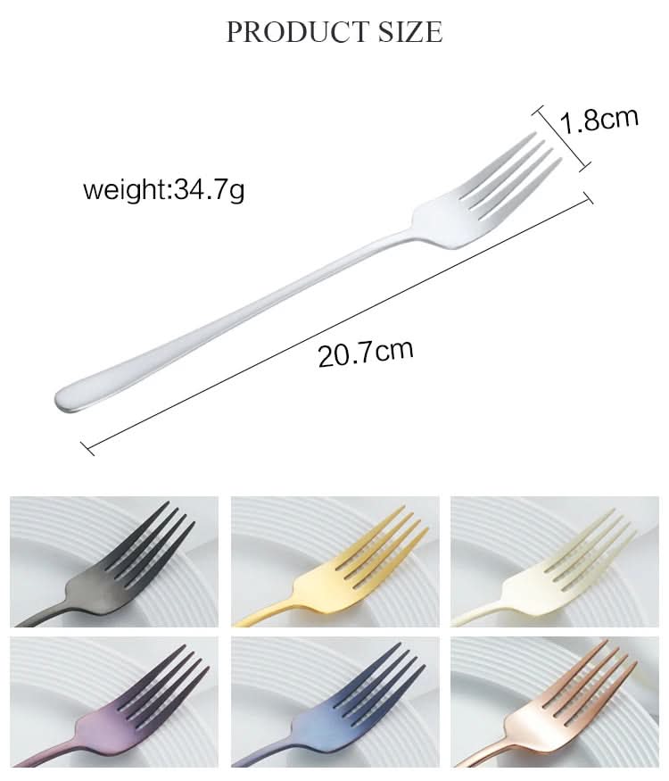 Lisslune | Luxury table fork with durable plating shine