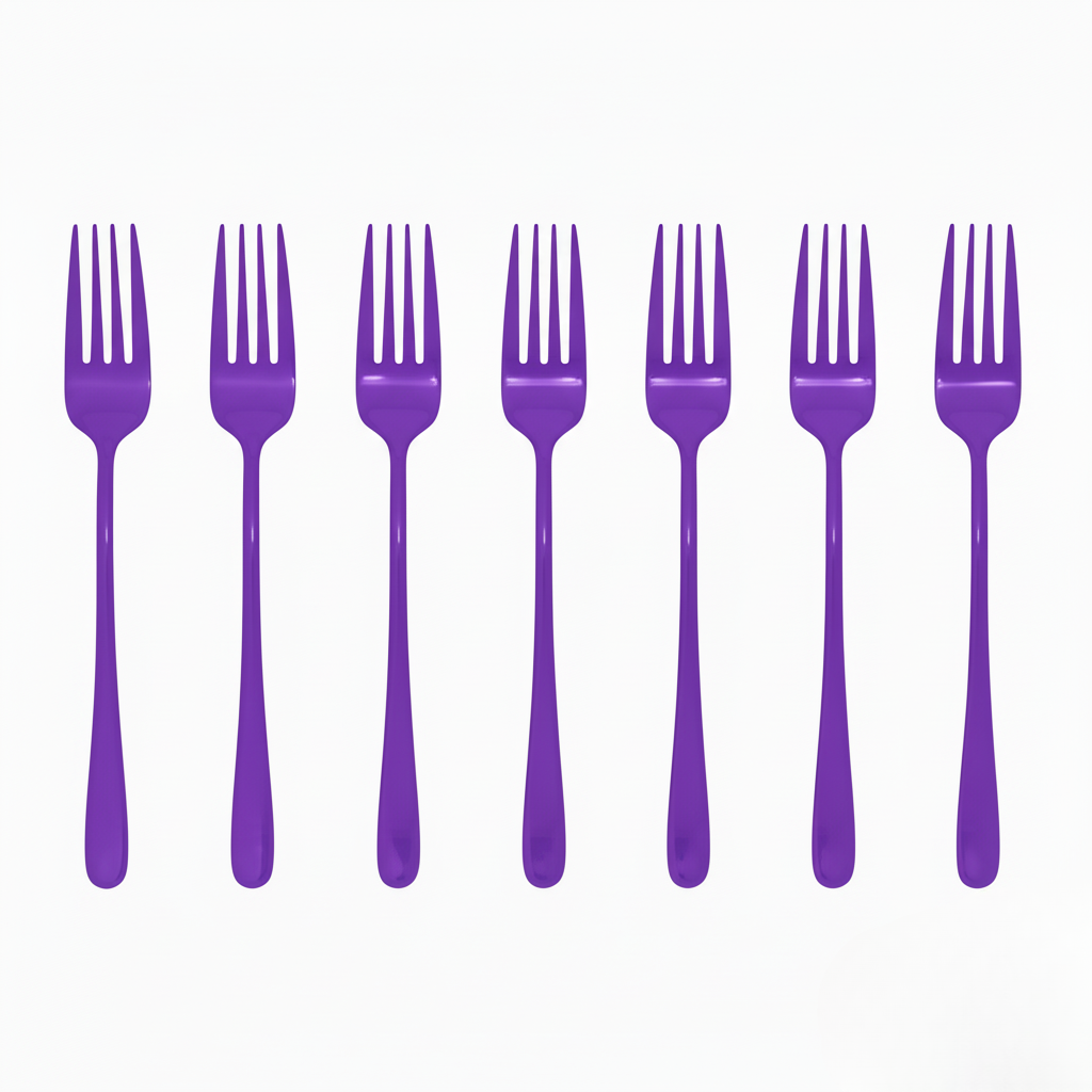 Lisslune | Luxury table fork with durable plating shine