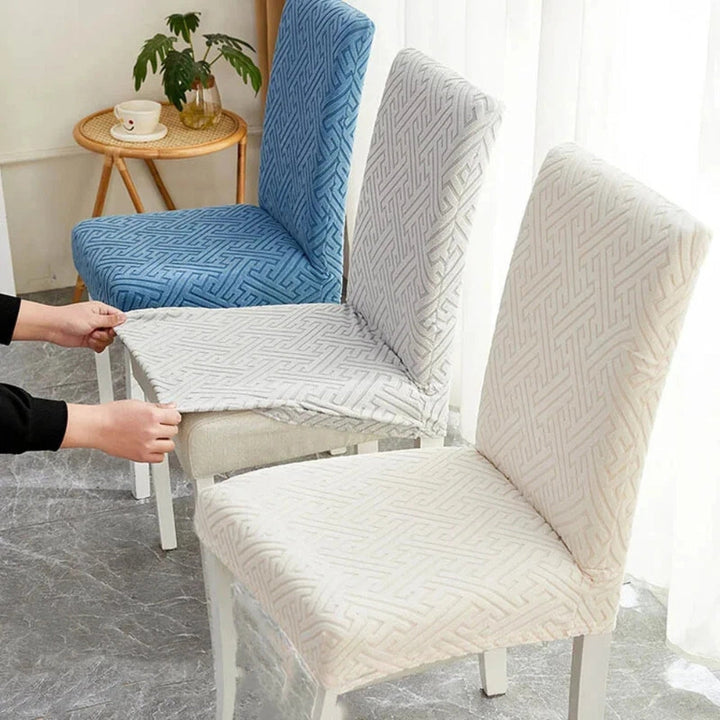 Lisslune | Silvra Elastic Lattice Dining Chair Cover