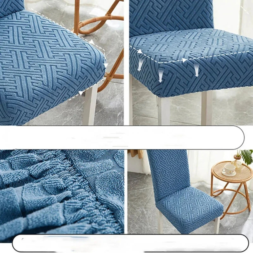 Lisslune | Silvra Elastic Lattice Dining Chair Cover