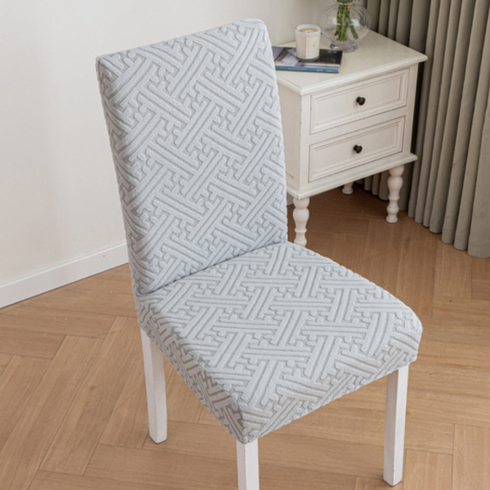 Lisslune | Silvra Elastic Lattice Dining Chair Cover